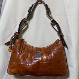 Vintage Dooney & Bourke Harrison Croc Hobo Satchel Leather (Nile Collection)